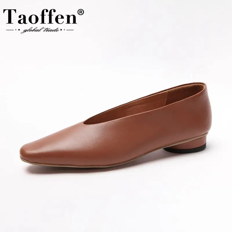 

Taoffen/пикантные женские офисные туфли-лодочки; большие размеры 31-47; простые туфли на высоком каблуке для вечеринки, танцев, свадьбы; Лидер про...