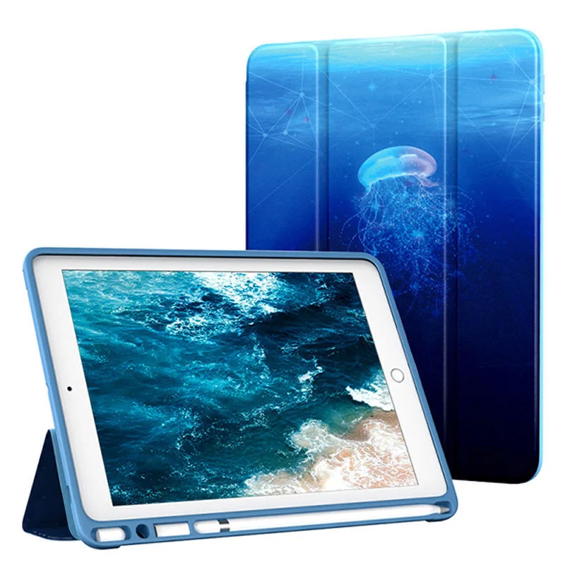 Магнитный смарт чехол с подставкой для Ipad Pro 12 9 2015 2017 держателем карандаша A1670 A1671