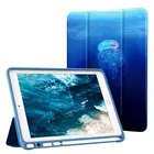 Чехол для ipad Pro 9,7 дюйма Обложка с карандашом Держатель смарт-чехол для iPad Pro 9,7 чехол 2016 A1673 A1674 A1675 9,7 2017 2018Funda