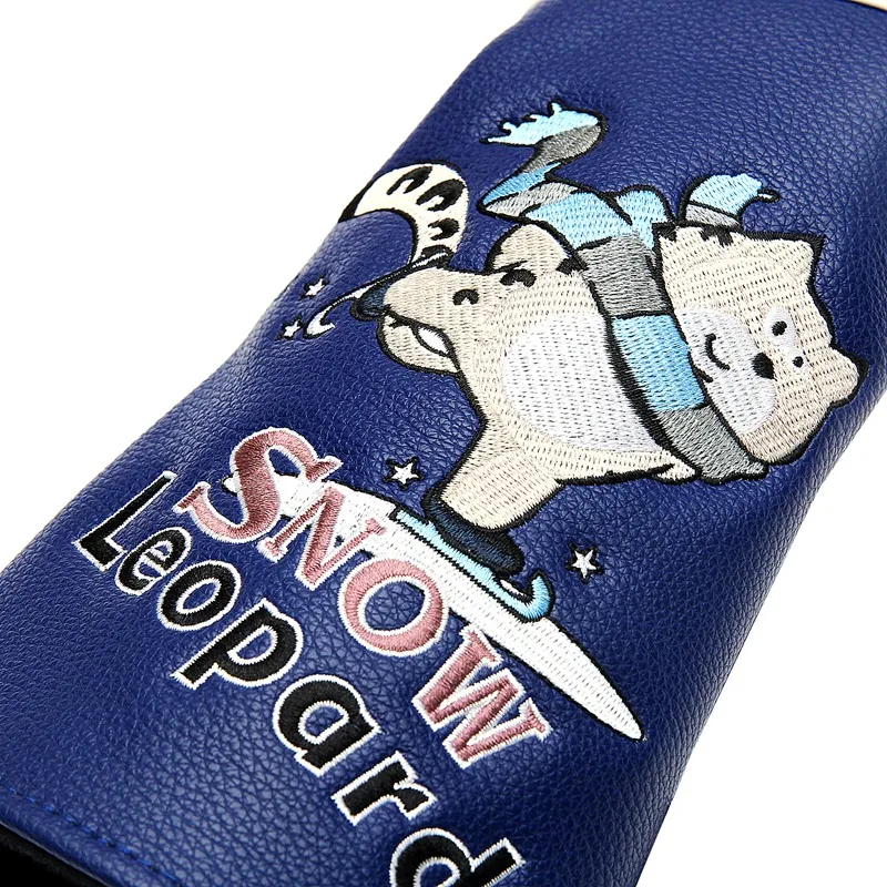 Снежные леопардовые головные уборы для гольфа спортивные товары из