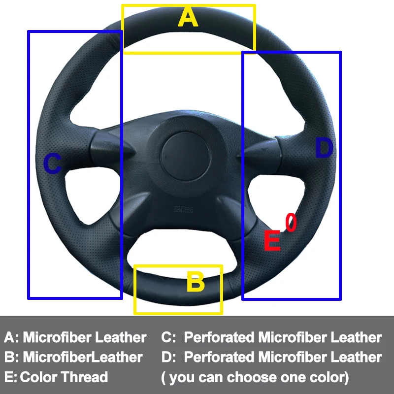 Автомобильная крышка рулевого колеса для Nissan Almera N16 Pathfinder 2003-2004 Primera Paladin X-Trail 2001-2006 Renault samsung SM3