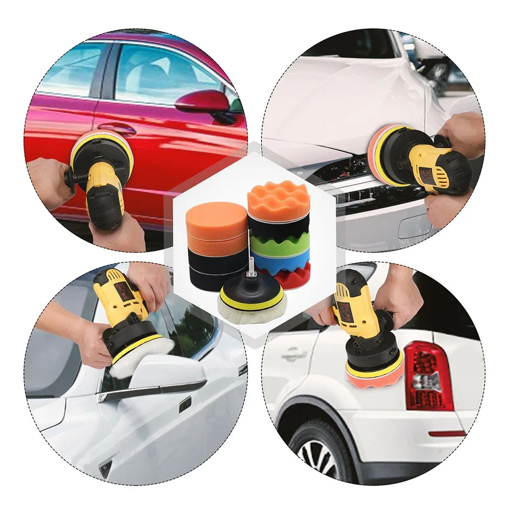 

12pcs Car Polishing Pad 150mm/ 6 Inch 30mm/1.18 Inch Car Polishing Pad