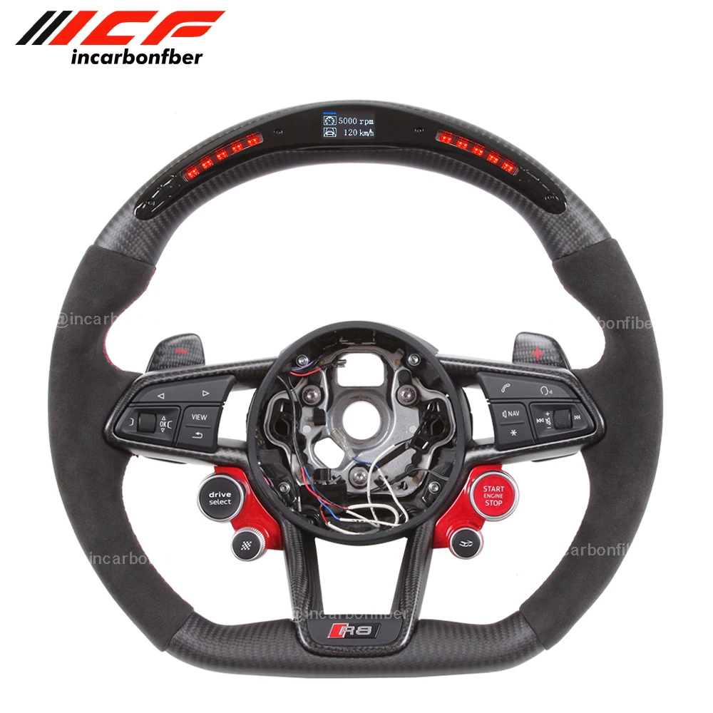 

Рулевое колесо из углеродного волокна для Audi A1,A2,A3,A4,A5,A6,A7, S3/RS3,S4/RS4,S5/RS5,S6/RS6, TT,TTRS,R8