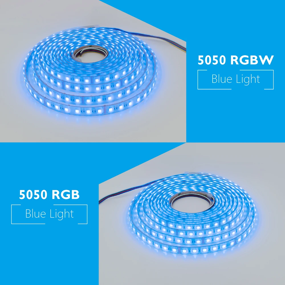 5050 Светодиодная лента RGB/RGBW 4в1 60 Светодиодный s/m IP68 300 светодиодный s/катушка, 5 метров/катушка DC12V/24 В силиконовый наружный водонепроницаемый CRI90, для ванны сада