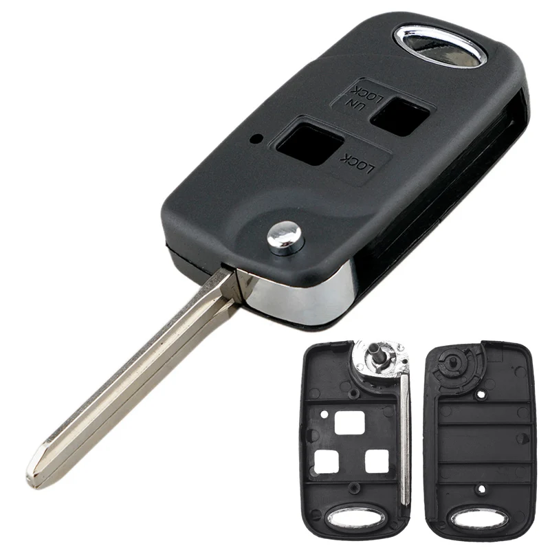 

2 Buttons Remote Car Key Shell Fit for Toyota Yaris / Prado / Tarago / Camry / Corolla / Land Cruiser RAV4 / Avalon Echo