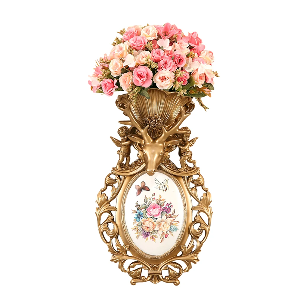 

Настенная подвеска в виде головы оленя, креативное украшение для стены, американский фон для гостиной, телевизора, настенное украшение