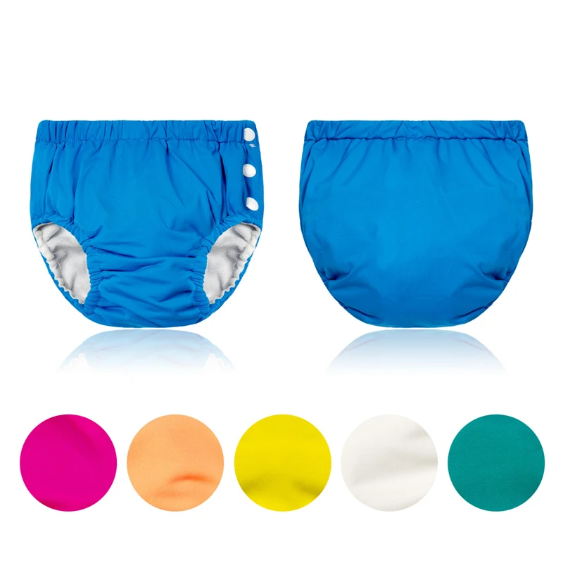 Pa&ntilde;ales reutilizables para beb&eacute;, ropa interior lavable para ni&ntilde;o, pantalones de entrenamiento de algod&oacute;n para beb&eacute;, transpirables a prueba de fugas para beb&eacute; reci&eacute;n nacido-0