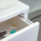 4 предмета в комплекте, Детские безопасный дом для вашего ребенка, защита детей Блокировка двери детский пластиковый шкаф замок