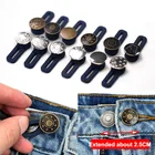 Металлический выдвижной кнопки для пряжки для одежды джинсы регулируемый обхват талии рост обхват талии застежка на кнопку