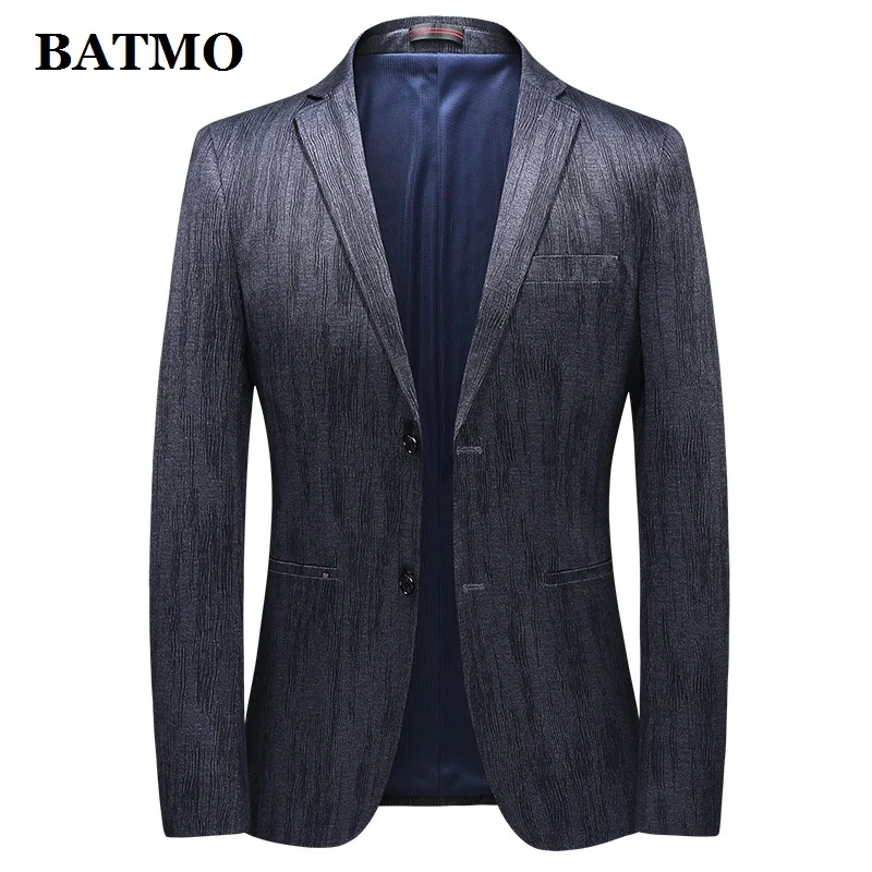 BATMO 2021 Новое поступление высокое качество весенний Повседневный Серый блейзер в