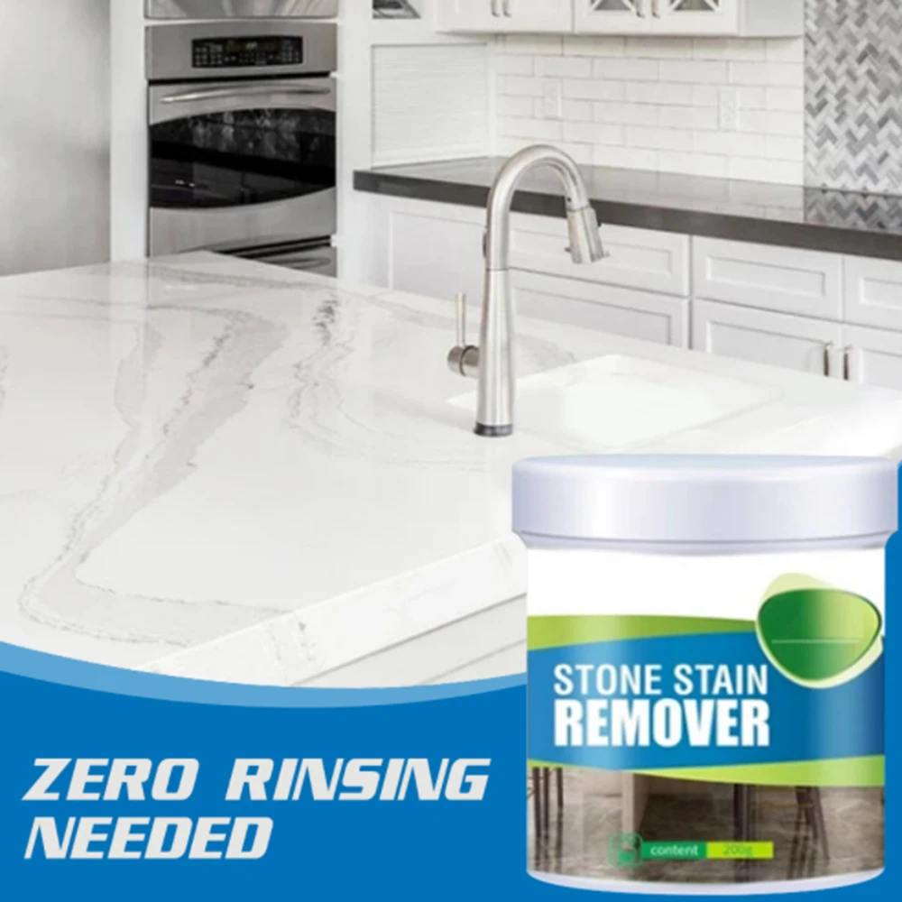 

​1Pcs Stone Stain Odor Remover Powerful Kitchen Floor Stone Cleaning Powder Oil Stain Cleaner Household Cleaning Tools