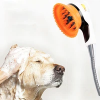dog shower sprayers head set washing comb grooming washer bathing massager puppy kitten hair bristles washer pet products