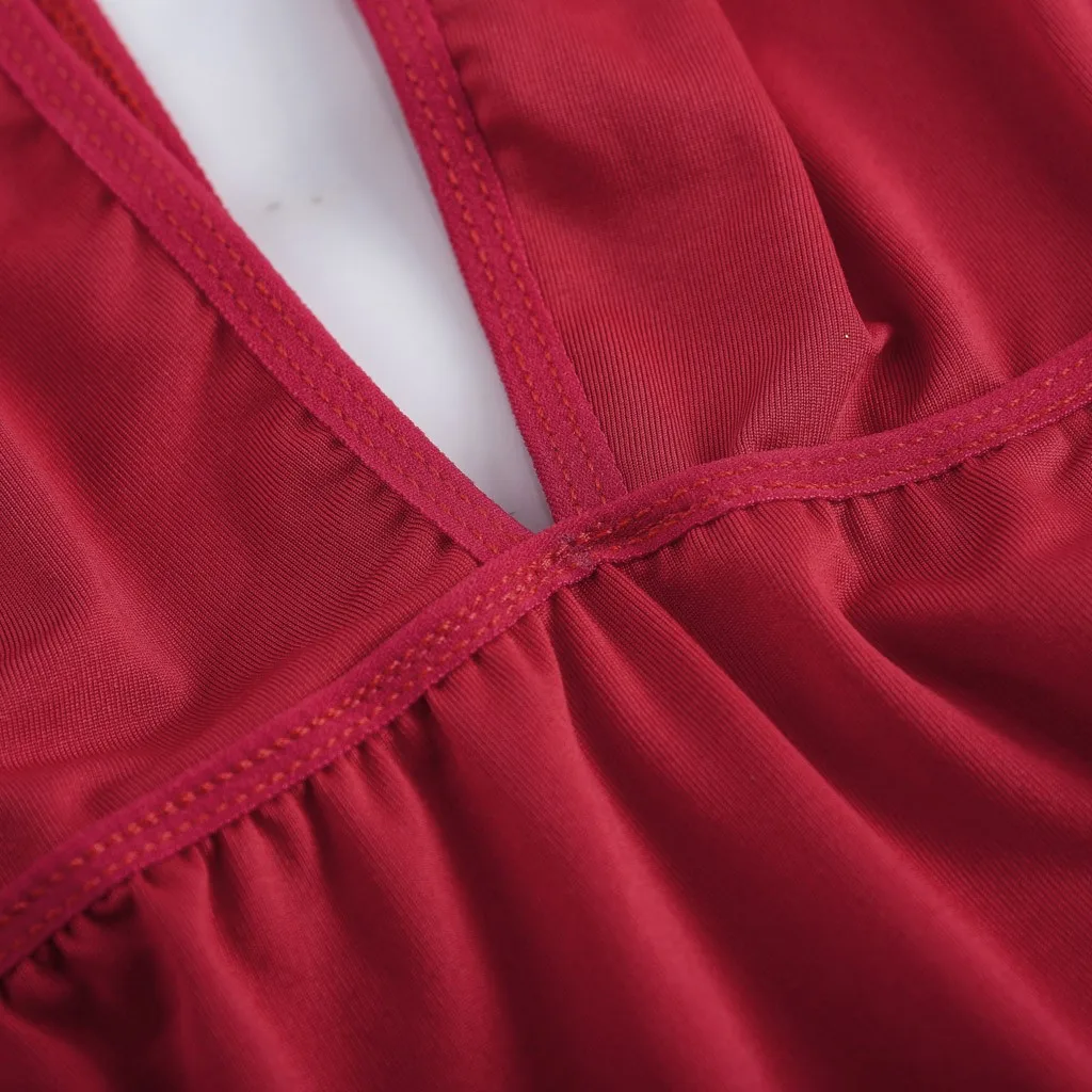 

Erotic Lingerie Femme Halter Deep V Porno Teddy Lenceria Mujer Sexy Underwear Backless Sexy Costumes Babydoll Langerie Sleepwear