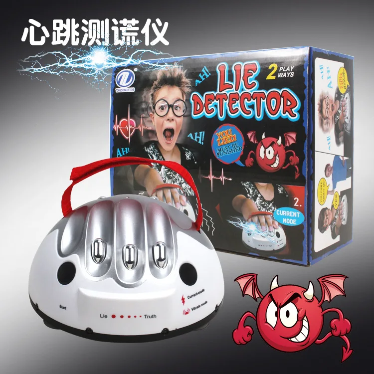 Мини детектор лжи с электрошоком подделка машина вечерние искренние слова