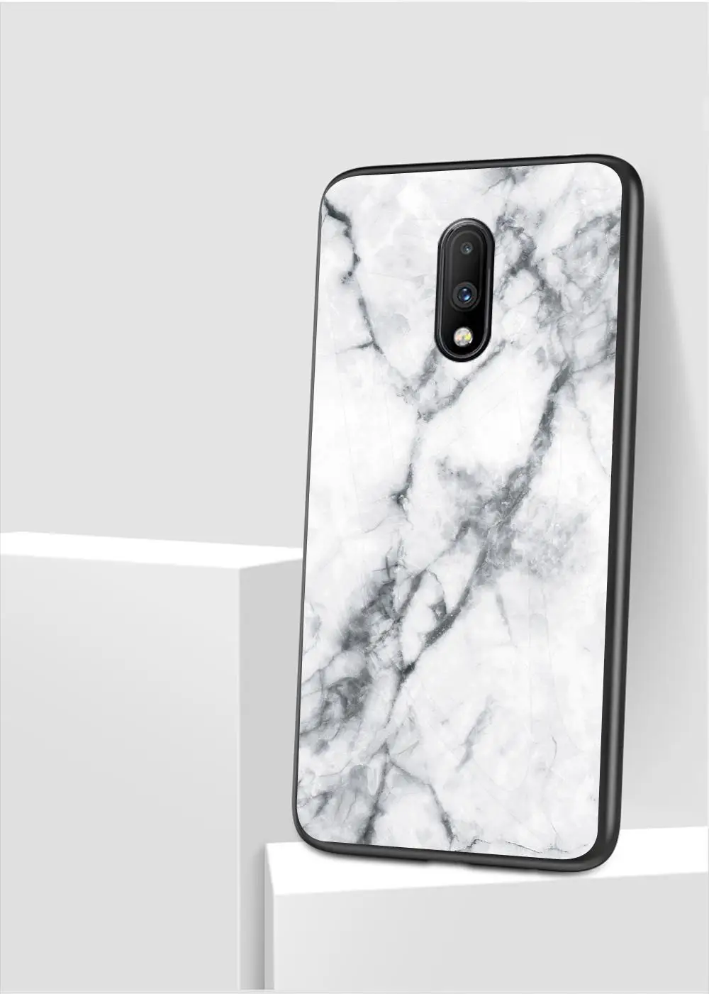 Роскошный Мраморный чехол из закаленного стекла для Oneplus 7TPro чехол для Oneplus 7T 7 Pro Ультратонкий чехол для One Plus 7 6 6T 5 5T 1+ 7 Чехол