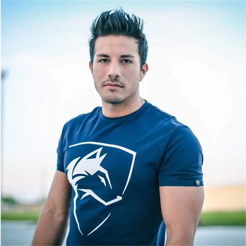 Новинка мужские футболки ALPHALETE модная одежда для фитнеса с коротким рукавом