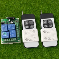500m dc12v 24v 4ch 4 ch wireless remote control led light switch relay output radio rf transmitter and 315433 mhz receiver