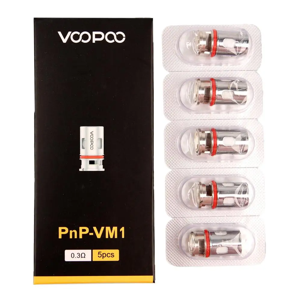 Электронная сигарета VOOPOO PnP-VM1 PnP-VM3 PnP-VM4 Mesh Coil 0.3ohm VM1 VM3 VM4 VM5 VM6 для мода VINCI R X NAVI Drag S Pod
