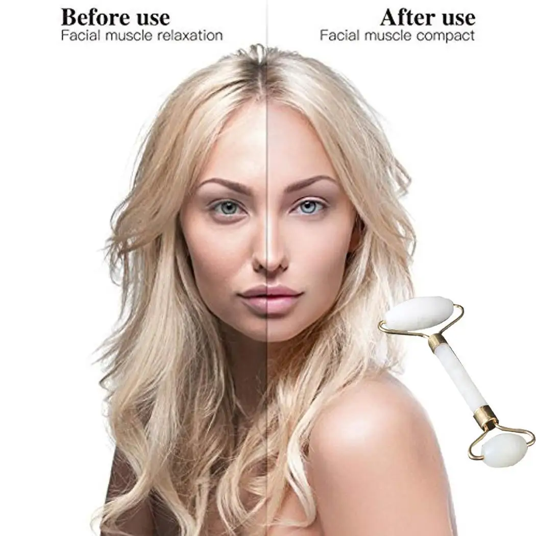 Лицо красоты нефрит для массажа роликовая Массажная игрушка повседневное лицо