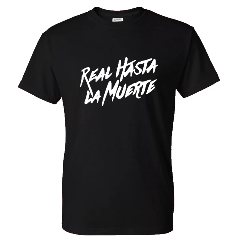 

Fashion casual men's T-shirt death royal letter print streetwear O-neck hip-hop quick-drying material oversized T-shirt Unsiex