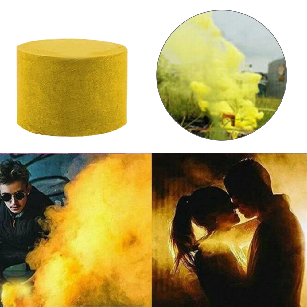 

Creative Effect Smoke Pills Photography Smoke Bomb Combustion Smog Cake For Stage Film Advertising Drama Film Smoke Pills
