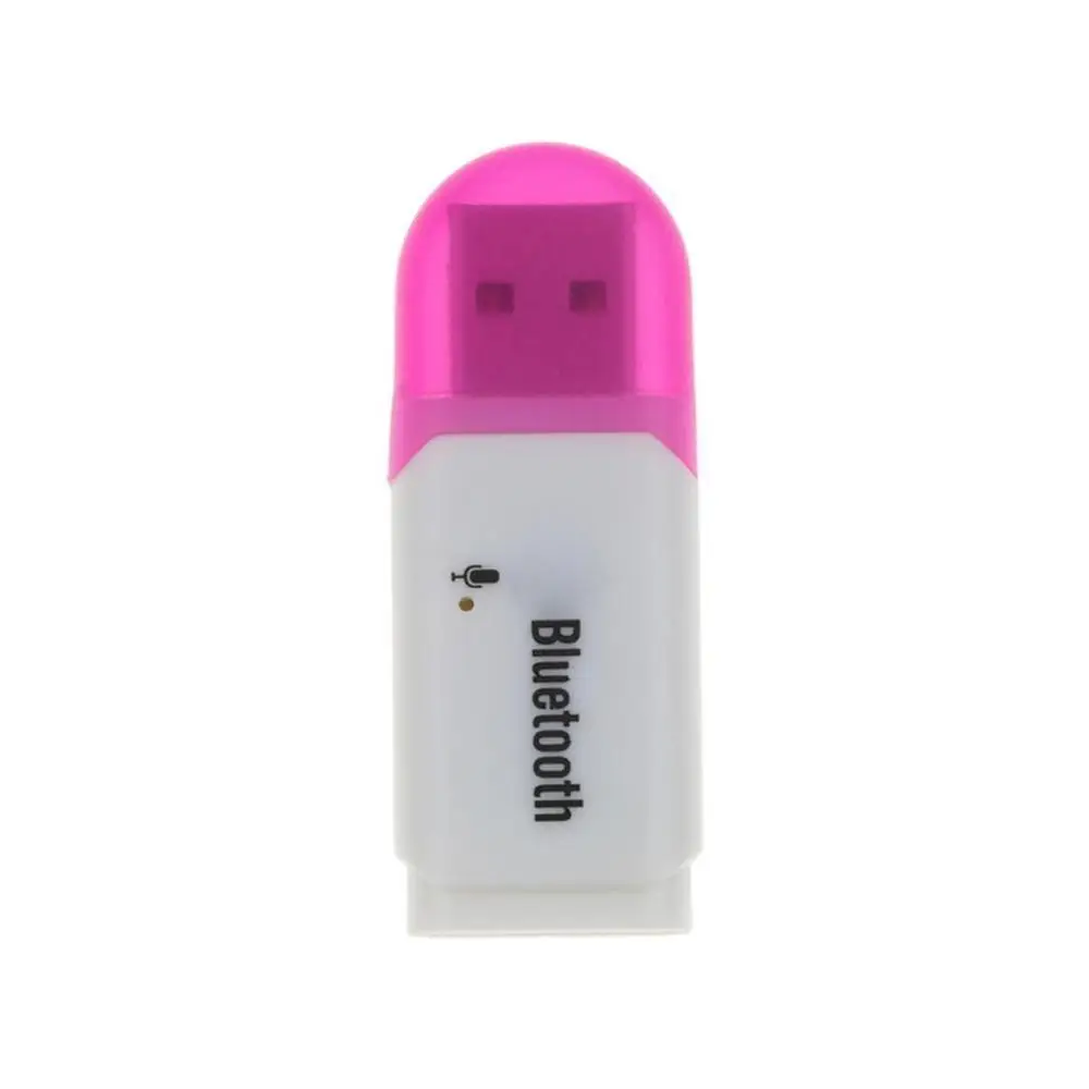 purple Bluetooth беспроводной USB приемник AUX автомобильный аудио адаптер Mp3 плеер Громкая Связь Динамик для автомобиля Комплект микрофонов автомобиля - Название цвета: purple