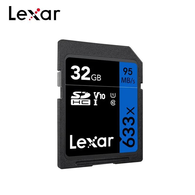 Карта памяти Lexar 633x128 ГБ 32 SD карта SDHC/SDXC 64 16 класс 10 поддержка U1/U3 4K видео для камеры