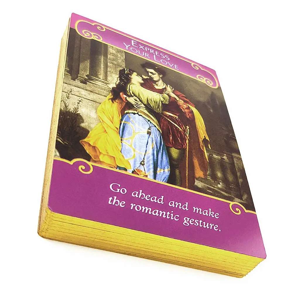 Romance Angels Oracle Cards английская карточная игра для чтения настольная Lenormand колода Для