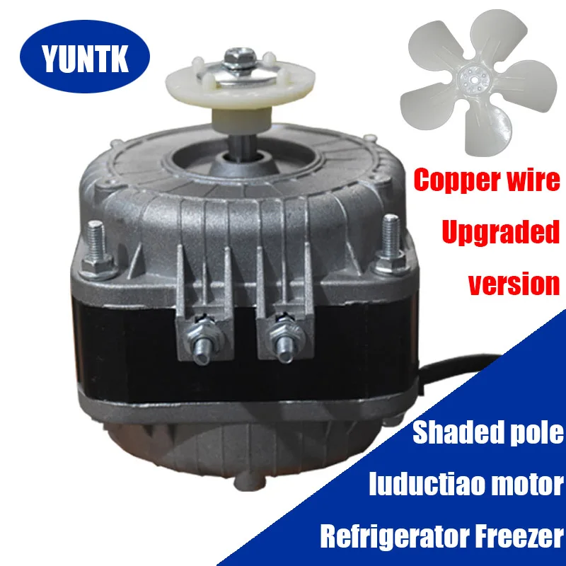 

AC motor for Refrigerator Freezers shaded pole induction asynchronous motor Copper upgrade version cooling fan Engine With fan