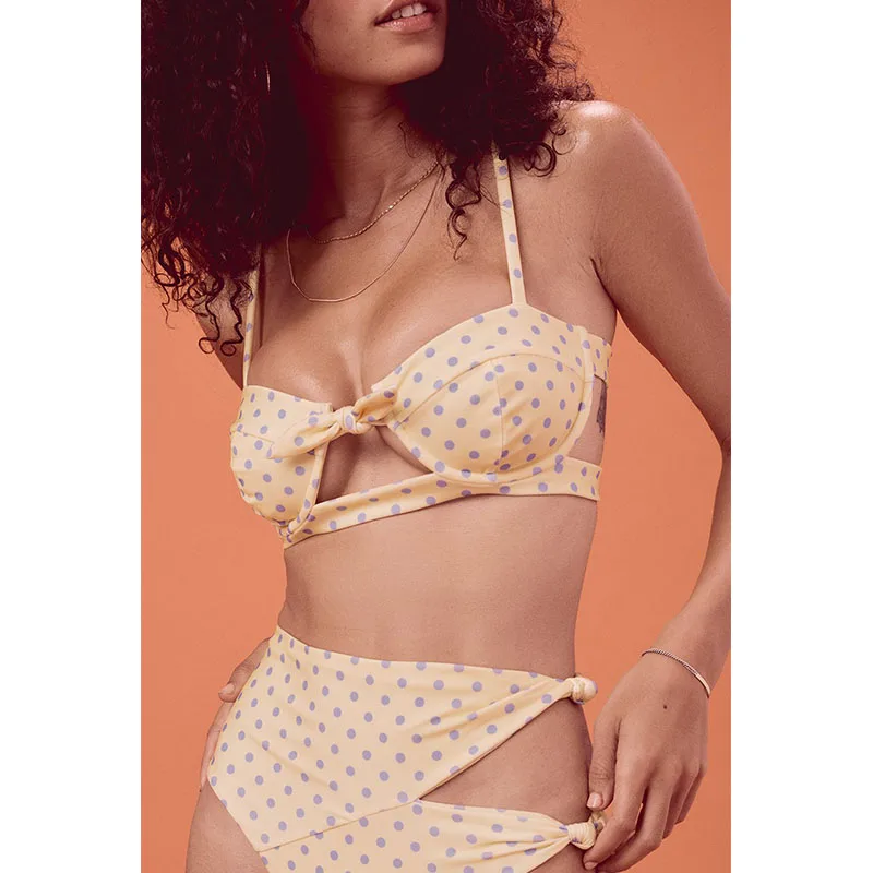 2019 новый сексуальный бикини с высокой талией купальник женский пуш-ап купальный