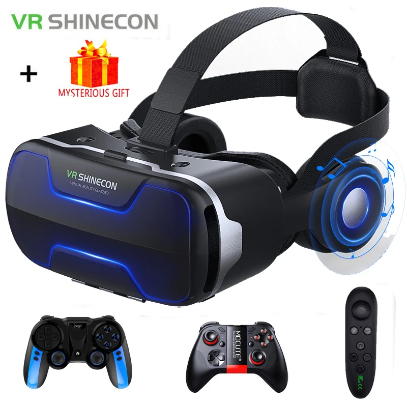 Очки виртуальной реальности VR Shinecon 3 D шлем с увеличенными линзами для телефонов |