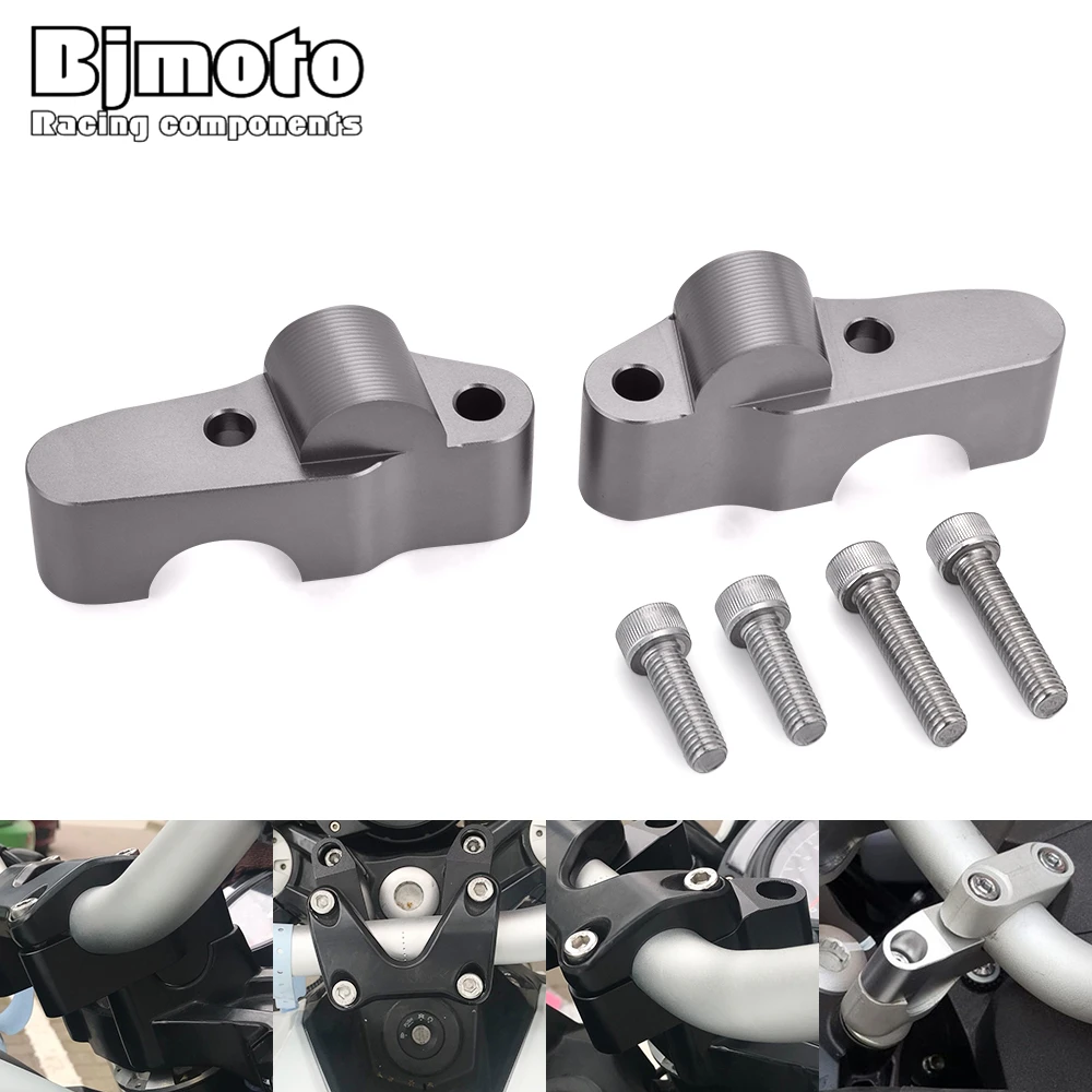 

Riser 30mm/1.18 inch Motorcycle Handle Bar Clamp Mount Handlebar Risers Height up Adapter For Benelli BJ600 TNT600 BN600 BN 600