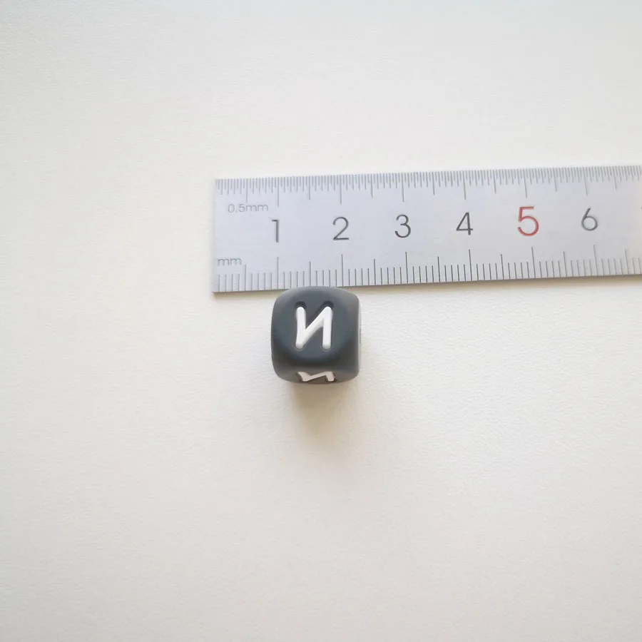 100 шт. силиконовые бусины с русскими буквами Детские Прорезыватели самодельные