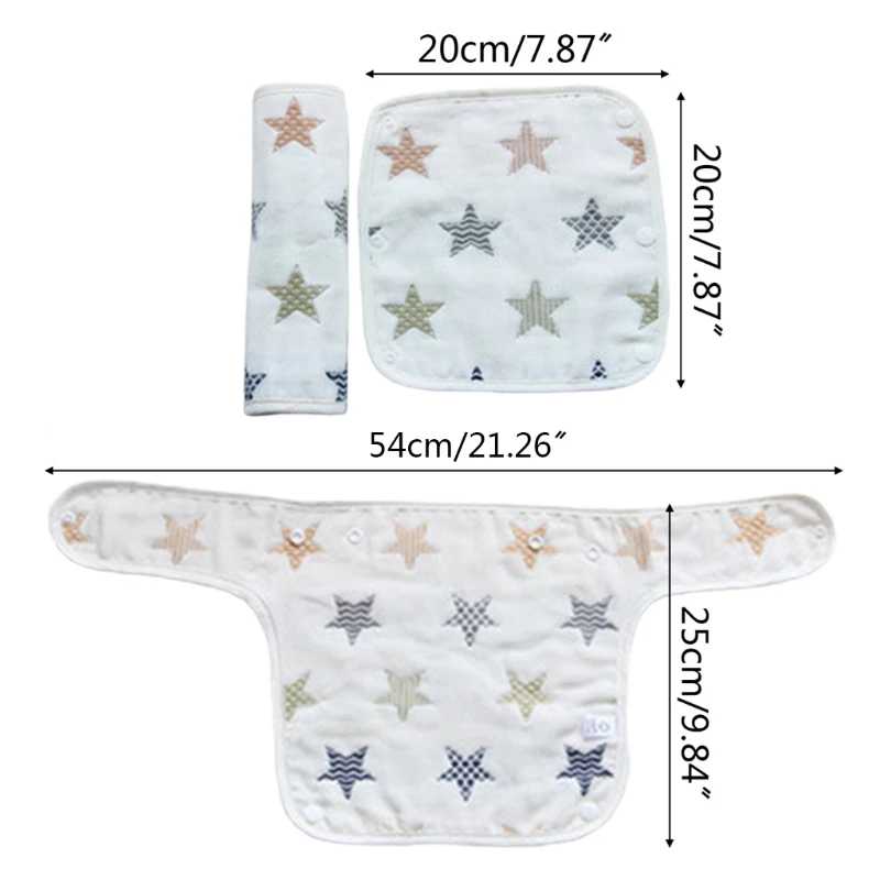 

Baby Bib Waist Stool Carrier Protective Cover Pad Universal Infant Toddler Saliva Towel Multi-Function Feeding Burp Cloths