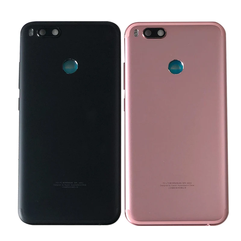 M& Sen для Xiaomi mi 5X mi 5X M5X A1 задняя крышка для батареи чехол+ боковые кнопки+ стеклянная линза для Xiaomi mi A1 задней двери