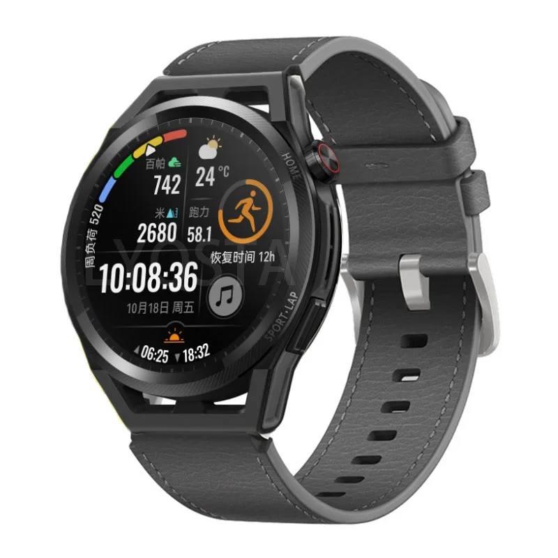 

22mm Replacement Watch Band For Huawei Watch GT Runner GT3 46mm/GT2 PRO Strap Leather Bracelet for Huawei GT 3 46mm Wristband