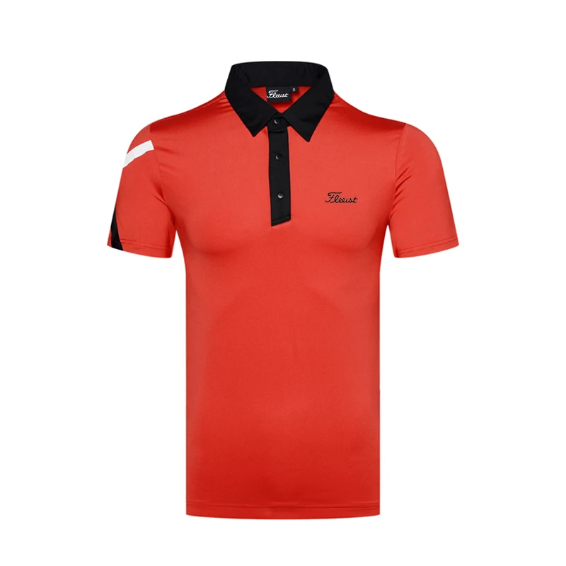 

Golf Wear Quick Drying Summer Quick Drying Breathable Sweat Wicking Men's Golf Clothing Outdoor Sports Ball Clothing Casual Top