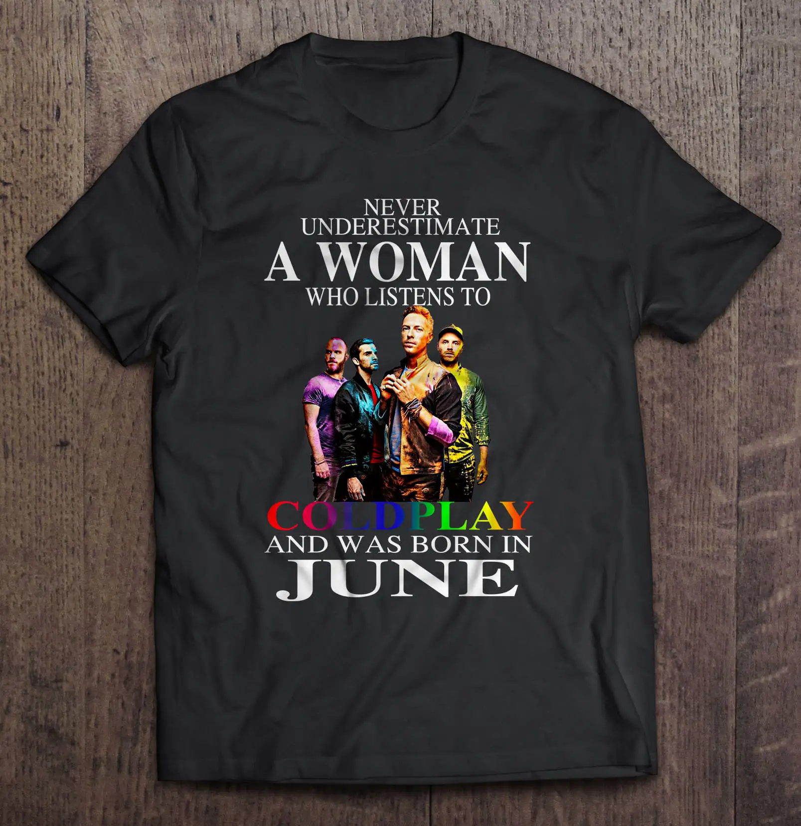 Никогда не недооценяют женщин которые слушают Coldplay и родились в июне