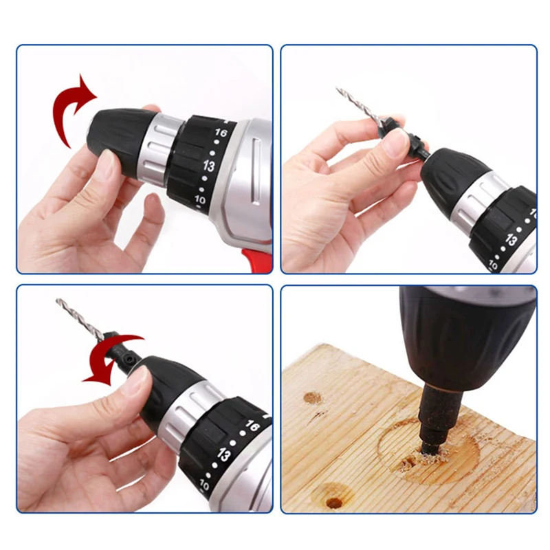 5 шт. флейт столярные сверла набор 1/4 &quotшестигранный хвостовик HSS I88|Сверла| |