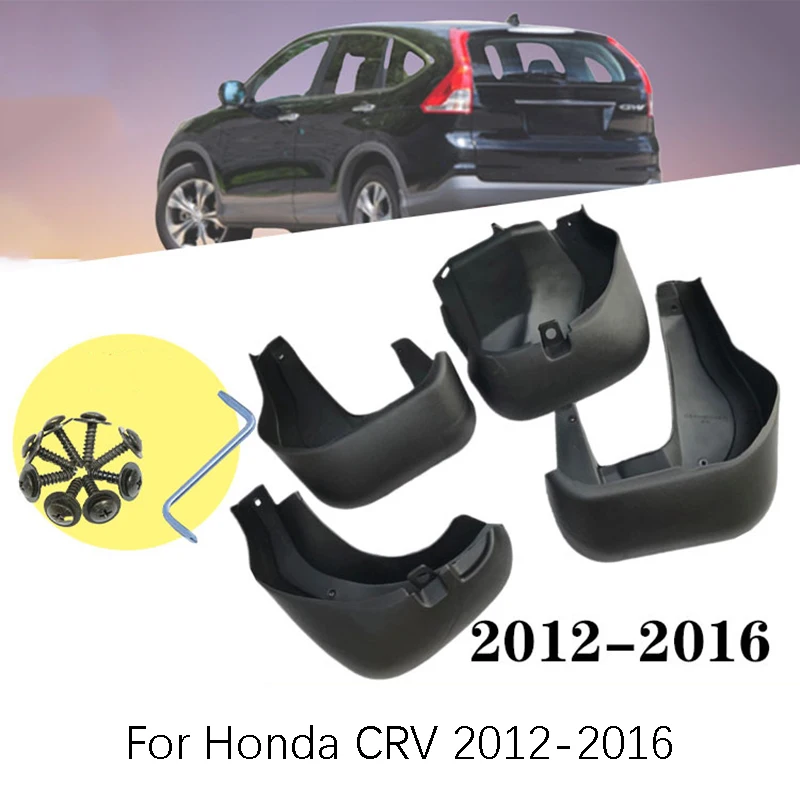 Набор из 4 передних и задних брызговиков для Honda CRV 2007 2019 автомобильные