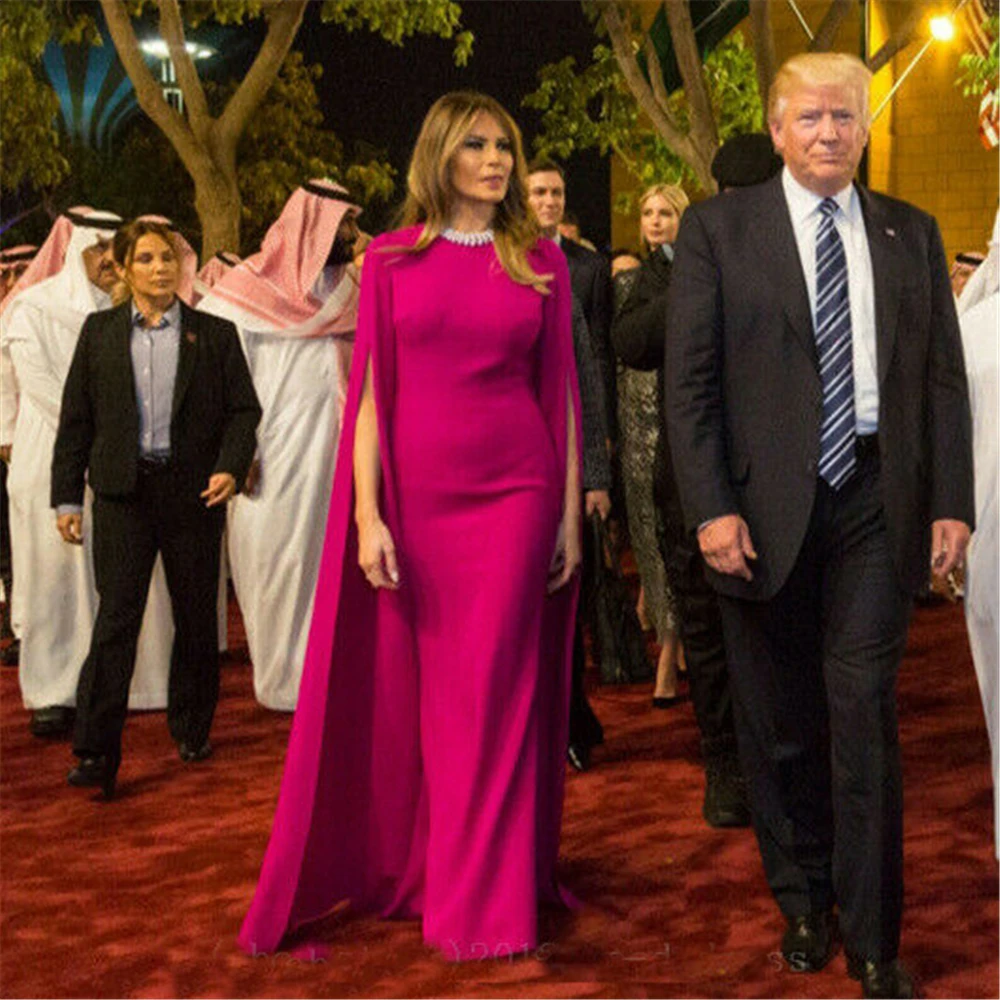 

Mother Women's Dresses Purple Chiffon Long Sleeves High Simple Beading Full-length Custom-Made Vestidos De Festa with Pearls