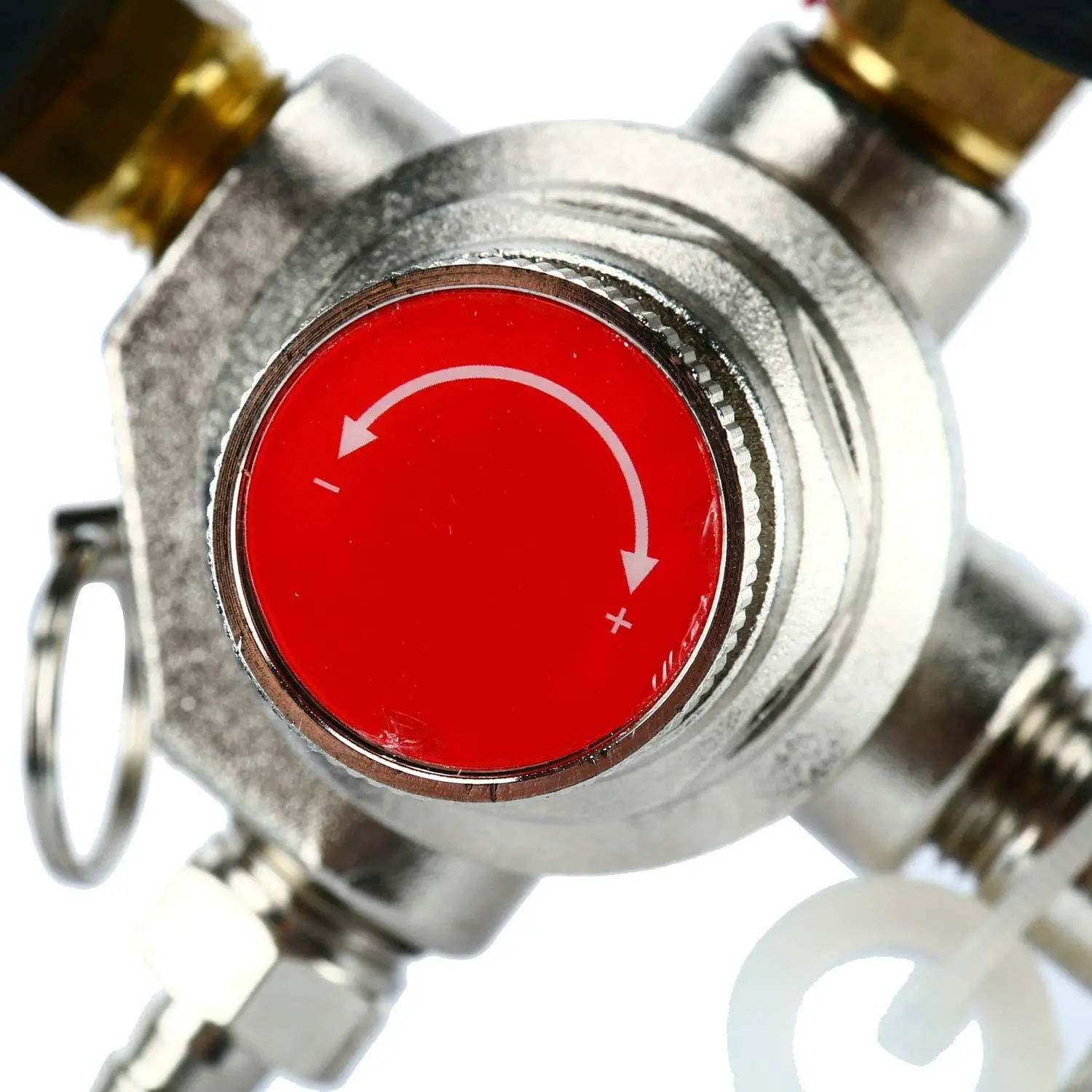 

CO2 Gas Bottle Regulator Carbon Dioxide CO2 Regulators Pressure Reducer For Beverage Beer W21.8 Double Gauge Regulator