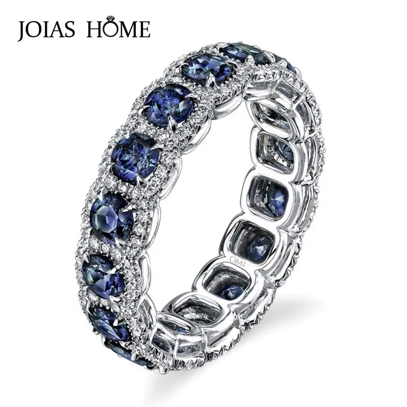 JoiasHome 925 пробы серебряные кольца горячая распродажа новый микро набор рубиновый