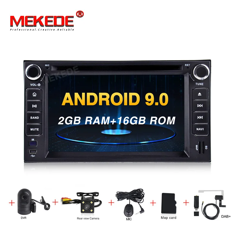Автомобильный мультимедийный плеер Android 9,0 gps 2 Din для KIA SORENTO SPORTAGE SPECTRA SEDONA STAR CARNIVAL CERATO CARENS с BT WiFi gps