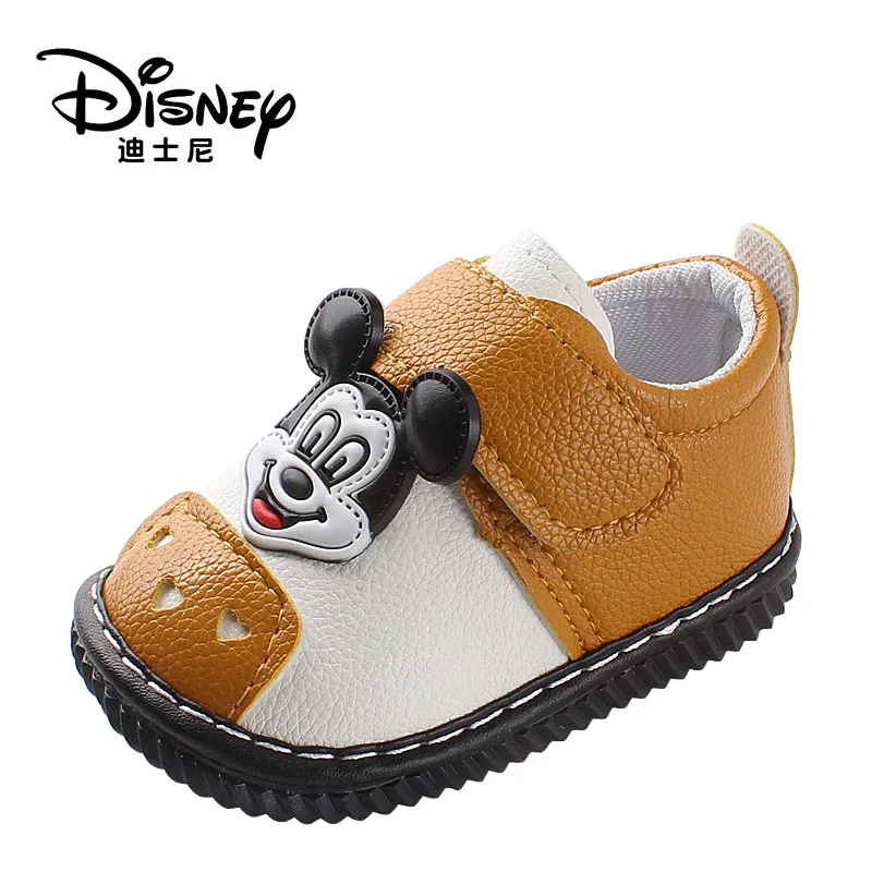 

Disney Mickey and Minnie 2021 spring and autumn new cartoon male and female baby soft-soled non-slip comfortable toddler shoes