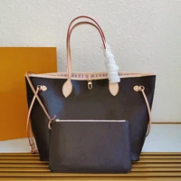 high quality luxury womens handbag tote bun mother bag large capacity shopper with the detachable zipper handbag with gift box