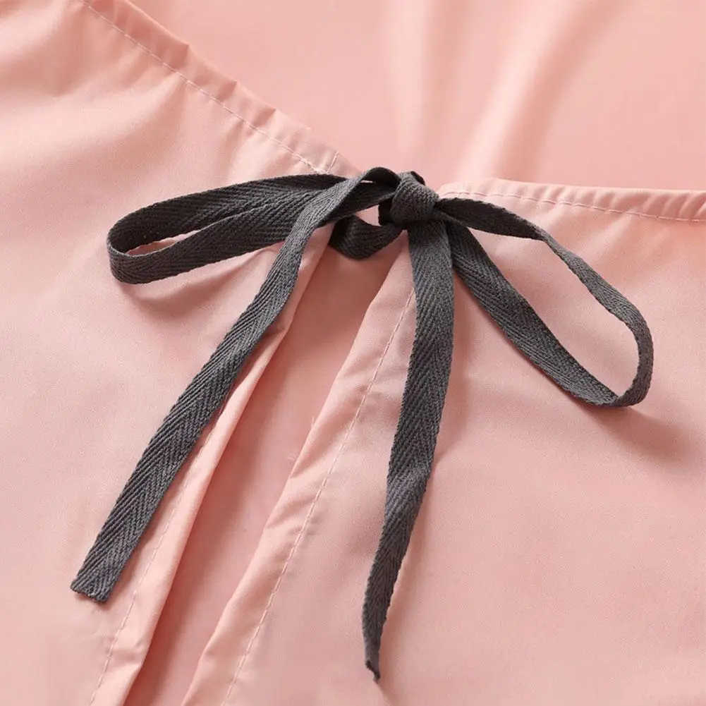 

1pcs Black Pink Gray Women Cooking Kitchen Restaurant Apron Pockets Bib Dress 2 with O8A4