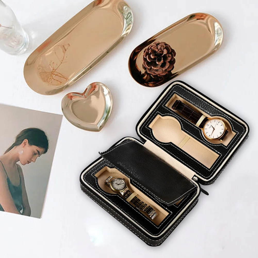 4 слота портативный ящик для хранения часов Дорожный Чехол универсальный размер