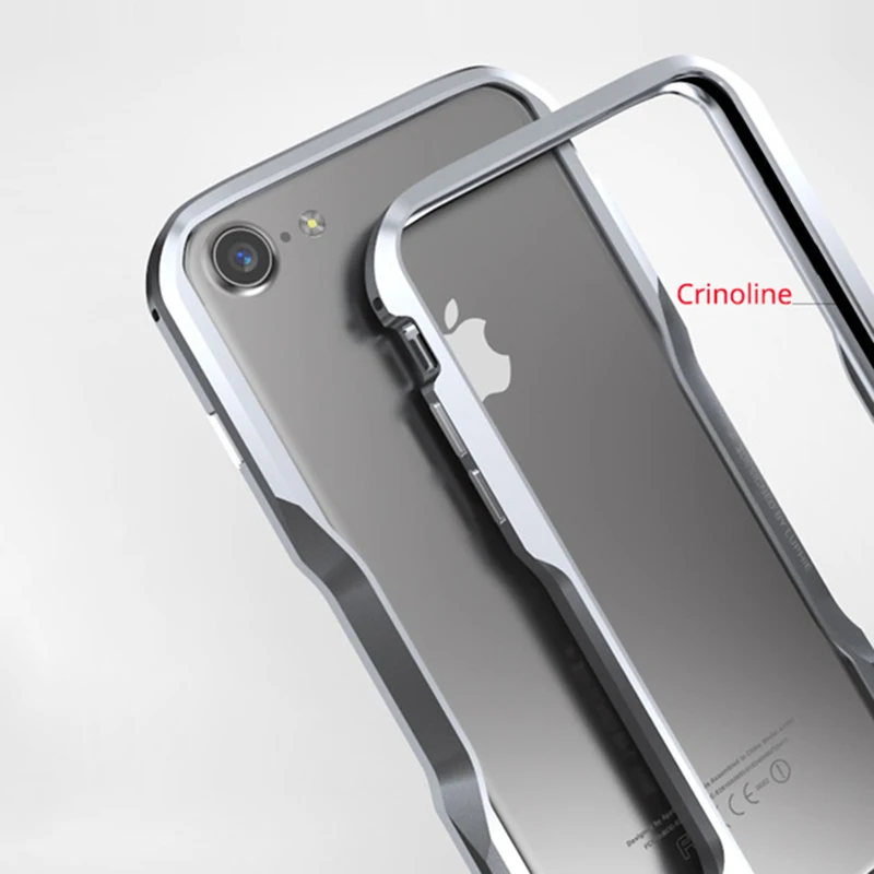 luxury metal bumper case for iphone 8 7 plus se 2020 xs max xr slim aluminum frame ultra thin phone side cover accessories shell free global shipping