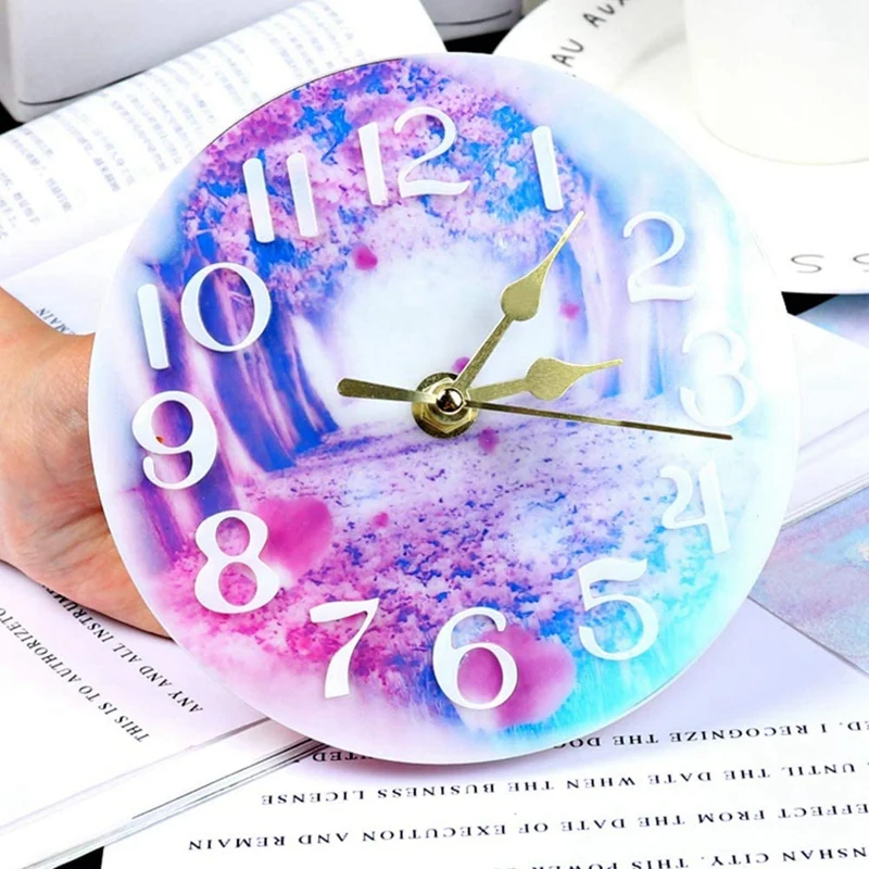 Форма для часов из смолы форма созвездий с римскими цифрами силиконовая